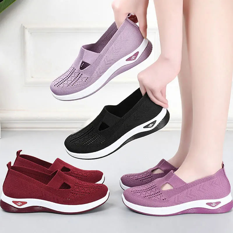 Women's Shoes 2025 Summer Casual Sneakers Breathable Mesh Chunky Sole Affordable Free Shipping
