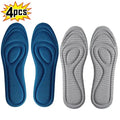 2 Pairs Memory Foam Orthopedic Insoles for Shoes Antibacterial Deodorization Sweat Absorption Insert Sport Shoes Running Pads