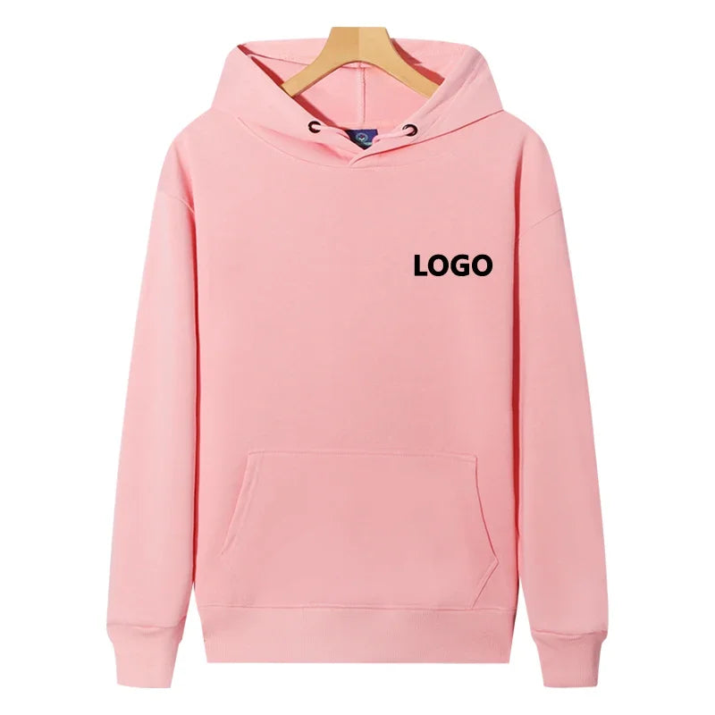 Customized 60% Cotton Hoodie Men Fashion Long Sleeve Sweatshirts Women Personality Printed Streetwear Hoody Pullovers Sudaderas
