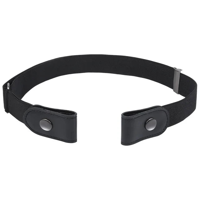 Buckle-Free Belt For Jean Pants,Dresses,No Buckle Stretch Elastic Waist Belt For Women/Men,No Bulge,No Hassle Waist Belt