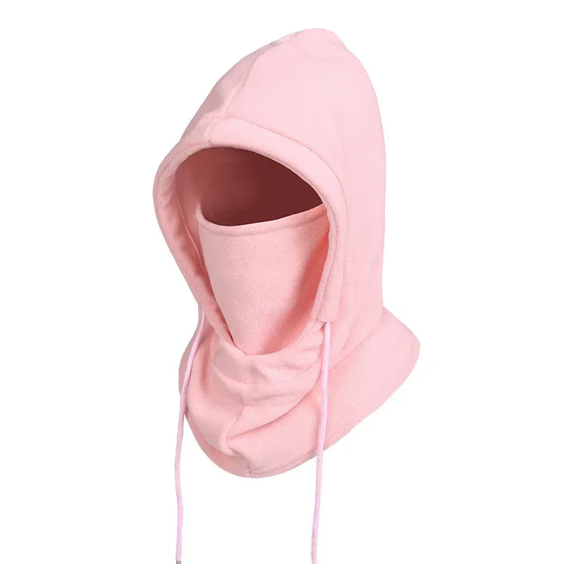 Warm Fleece Balaclava for Men Women Winter Face Mask Neck Warmer Hooded Cap Windproof Thermal Head Cover Beanies Bandana