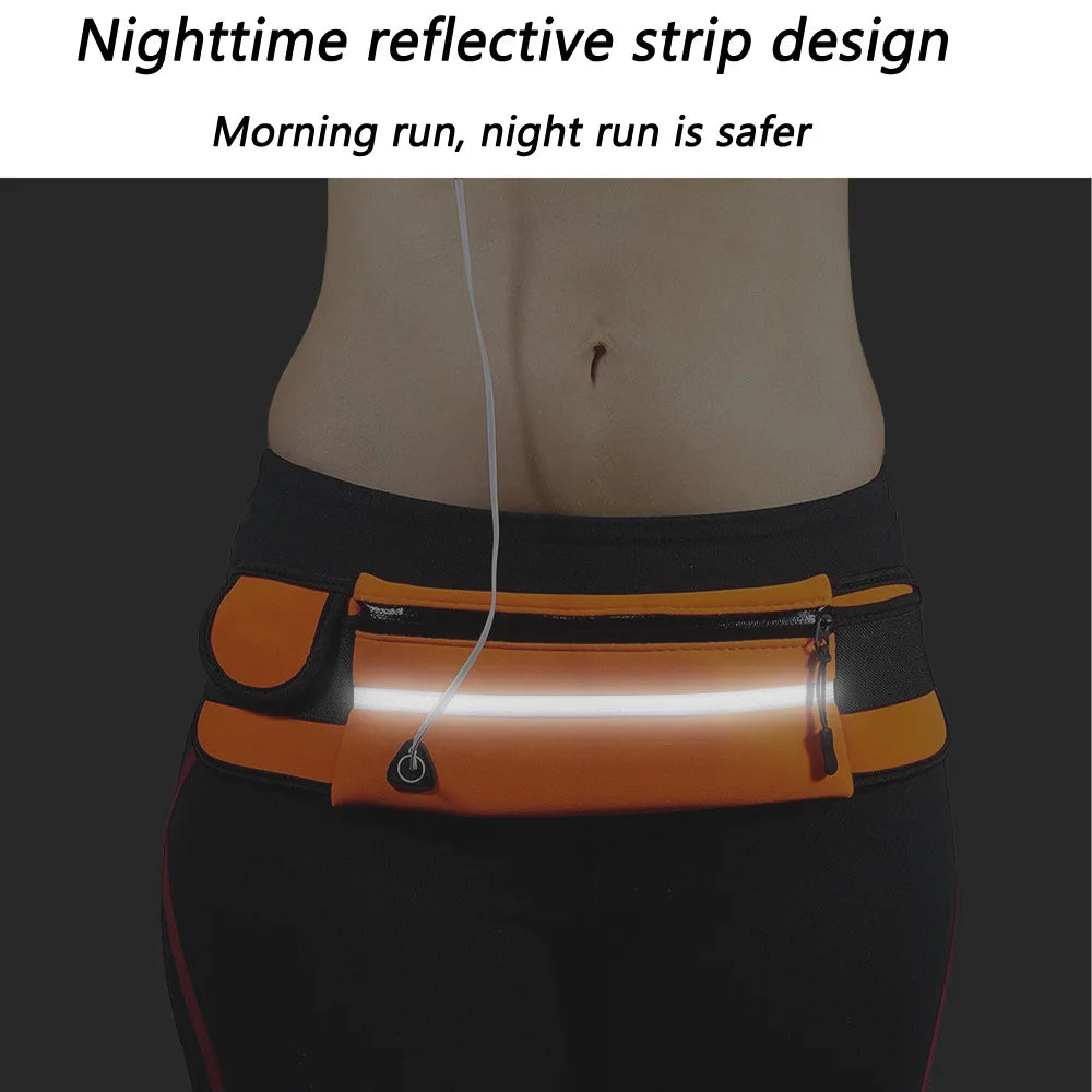 1pc Running Bag Women Waist bag Belt bag Men Sports Fanny Pack Mobile Phone Bag Gym Running Cell Phone Jogging Run Cycling Bag