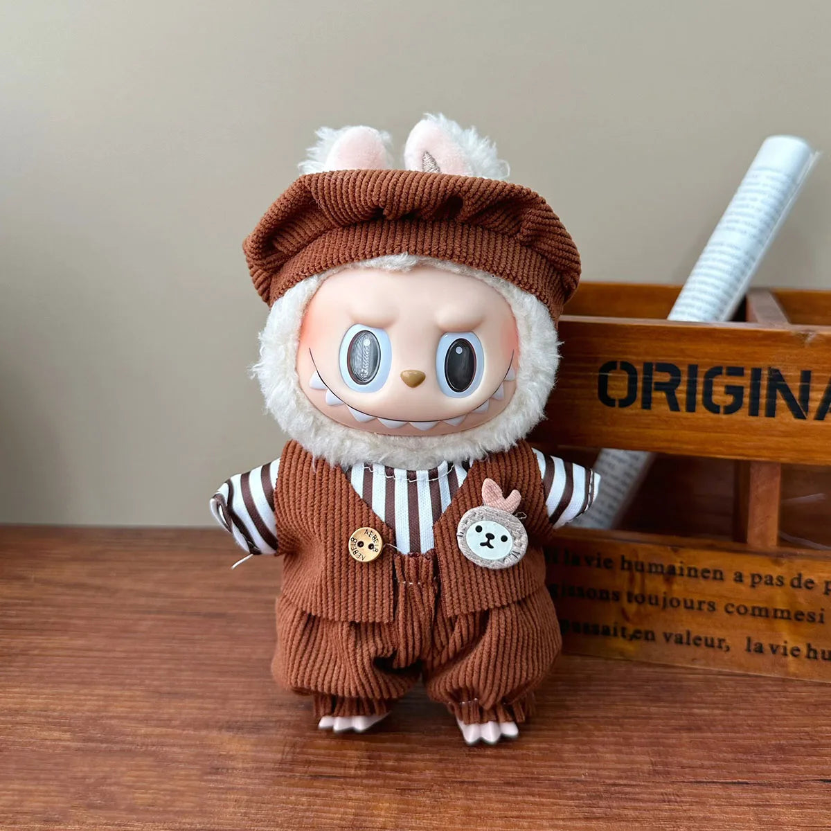 Cute Doll Clothes Outfit Accessories For Labubu V2 V1 Party Dress Set Little Devil Outfits Gifts