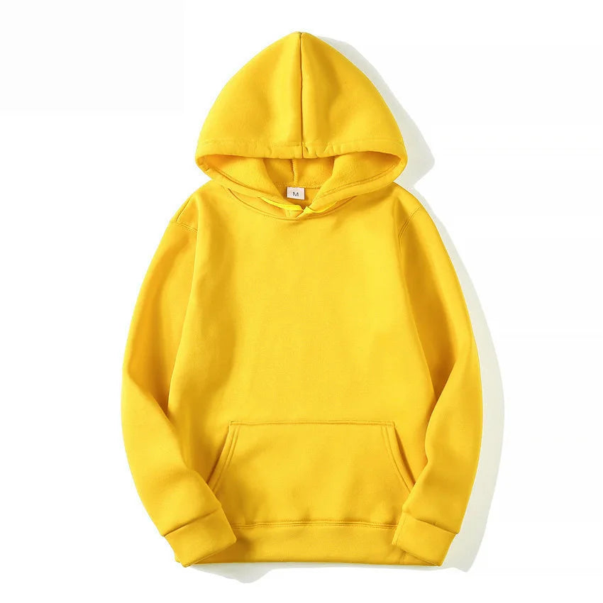 Autumn plush women's hoodie winter fashion hoodie women's casual pocket pullover sports hoodie