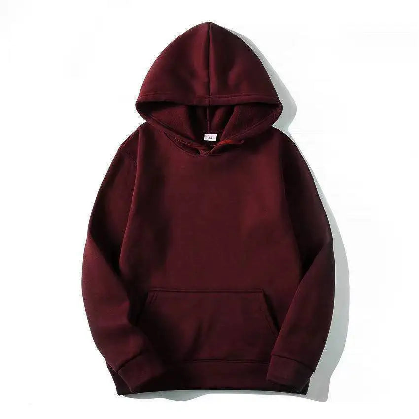 Autumn plush women's hoodie winter fashion hoodie women's casual pocket pullover sports hoodie