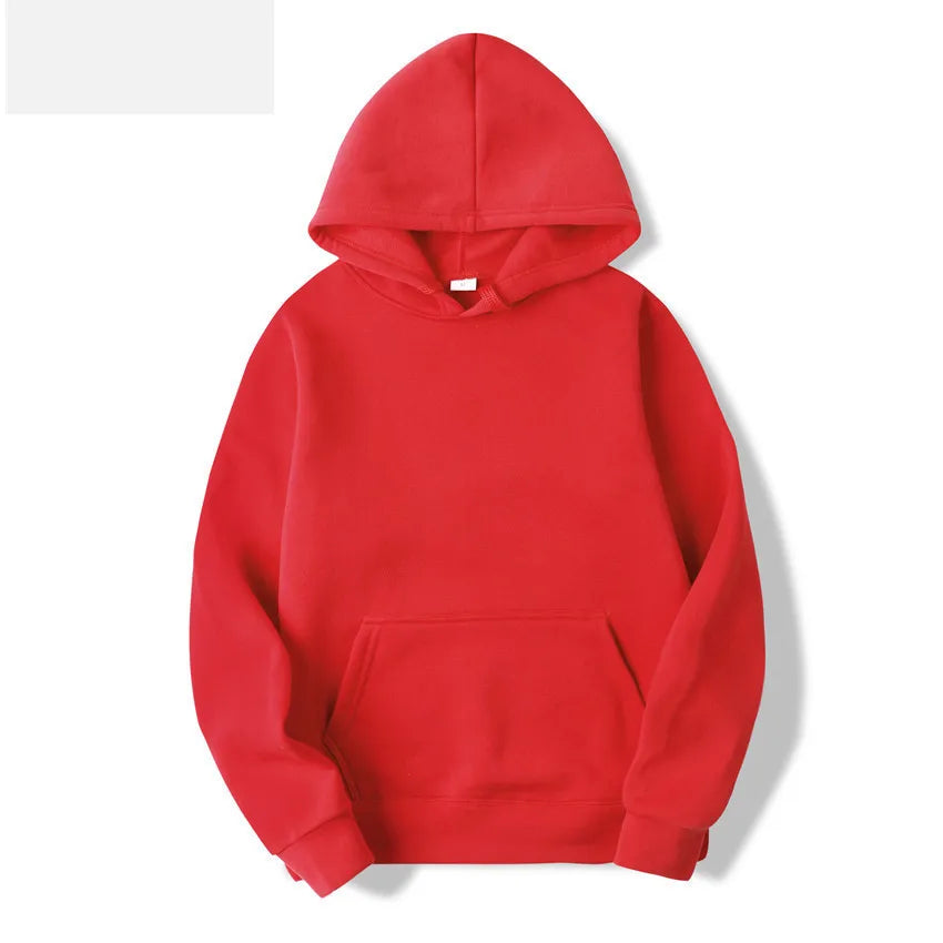 Autumn plush women's hoodie winter fashion hoodie women's casual pocket pullover sports hoodie