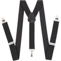 Adult Suspenders High Elastic Solid Color Mens Women Wedding Party Suit Skirt Braces Straps Shirt Dress Garment Clip on Pants