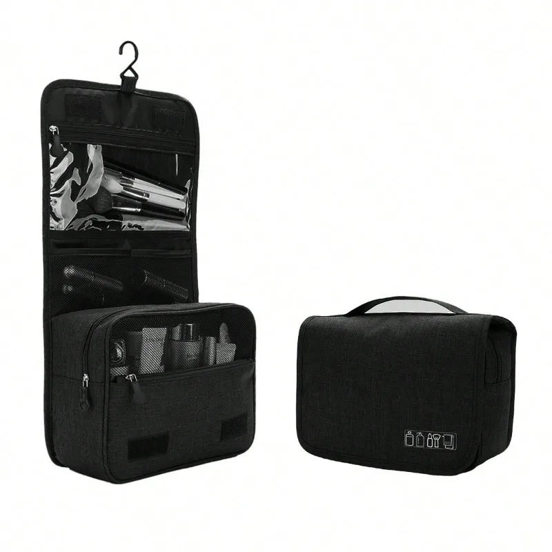 Oxford Fabric Men Business Portable Storage Bag Toiletries Organizer Women Cosmetic Bag Waterproof Hanging Travel Wash Pouch