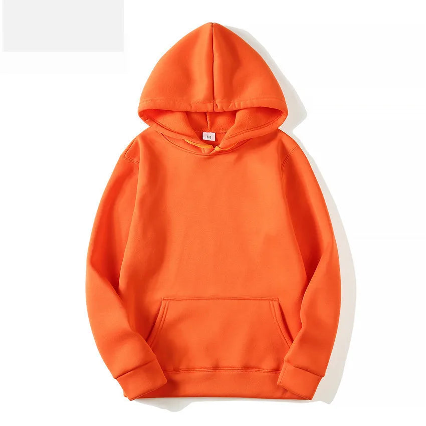 Autumn plush women's hoodie winter fashion hoodie women's casual pocket pullover sports hoodie
