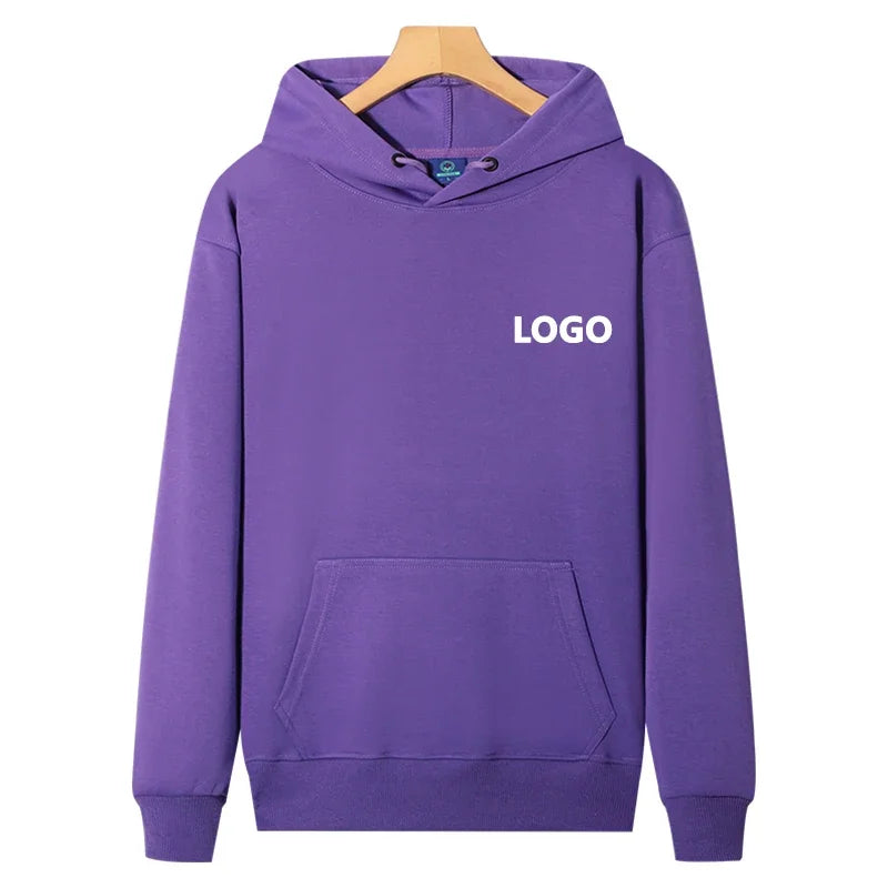 Customized 60% Cotton Hoodie Men Fashion Long Sleeve Sweatshirts Women Personality Printed Streetwear Hoody Pullovers Sudaderas