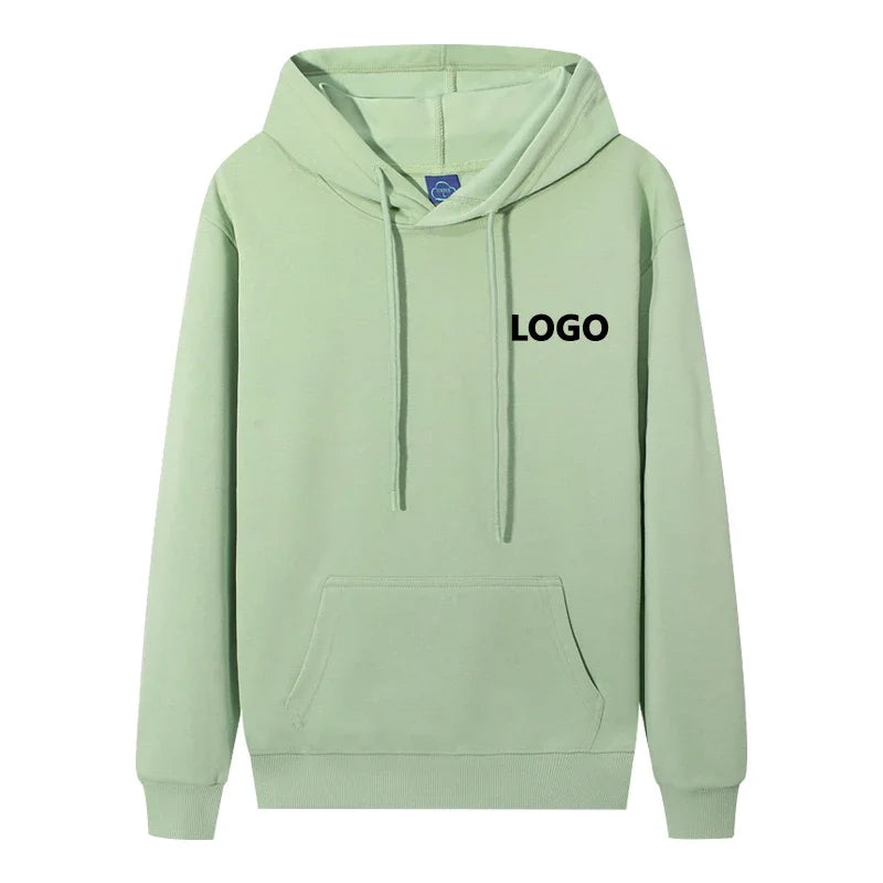 Customized 60% Cotton Hoodie Men Fashion Long Sleeve Sweatshirts Women Personality Printed Streetwear Hoody Pullovers Sudaderas