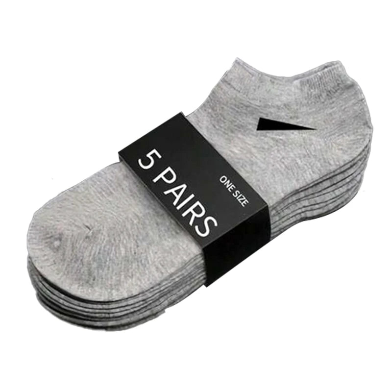 5/10 /20/30 Pairs Unisex Casual Plain Color Boat Socks Thin Breathable Comfy Anti Odor Sweat-absorbing Ankle Socks For Men Women