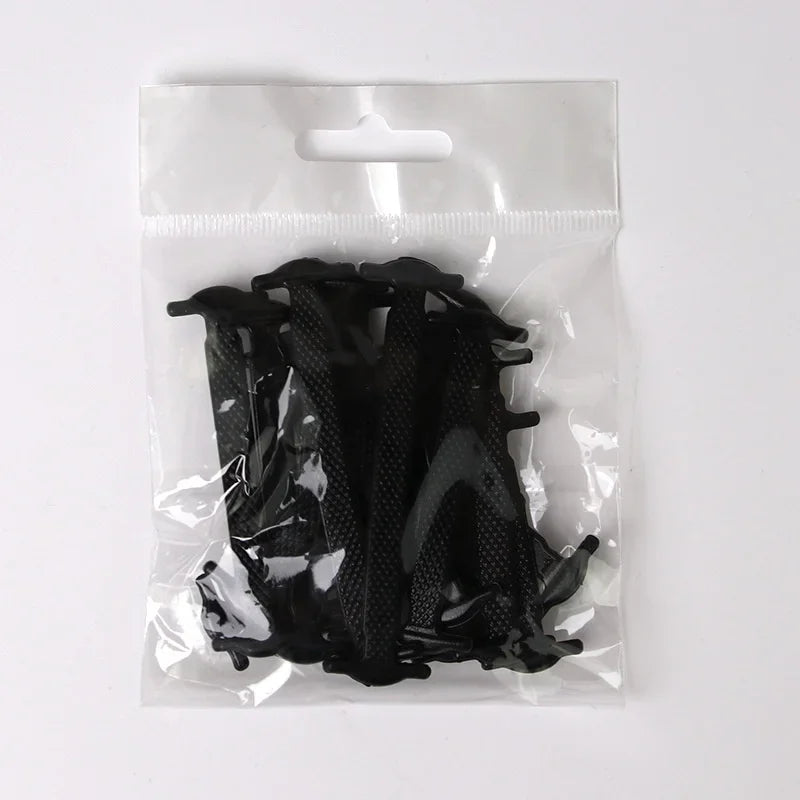 16pcs Lazy Shoelace Silicone Quick Lace Elastic Women Men No Tie Kids Adult Sneakers Lacing Shoelace Buckle Shoes Accessories