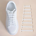 16pcs Lazy Shoelace Silicone Quick Lace Elastic Women Men No Tie Kids Adult Sneakers Lacing Shoelace Buckle Shoes Accessories
