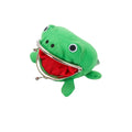 Cute Anime Frog Purse Kissing Lock Funny Plush Frog Shape Role Play Purse for Women Bag Accessories
