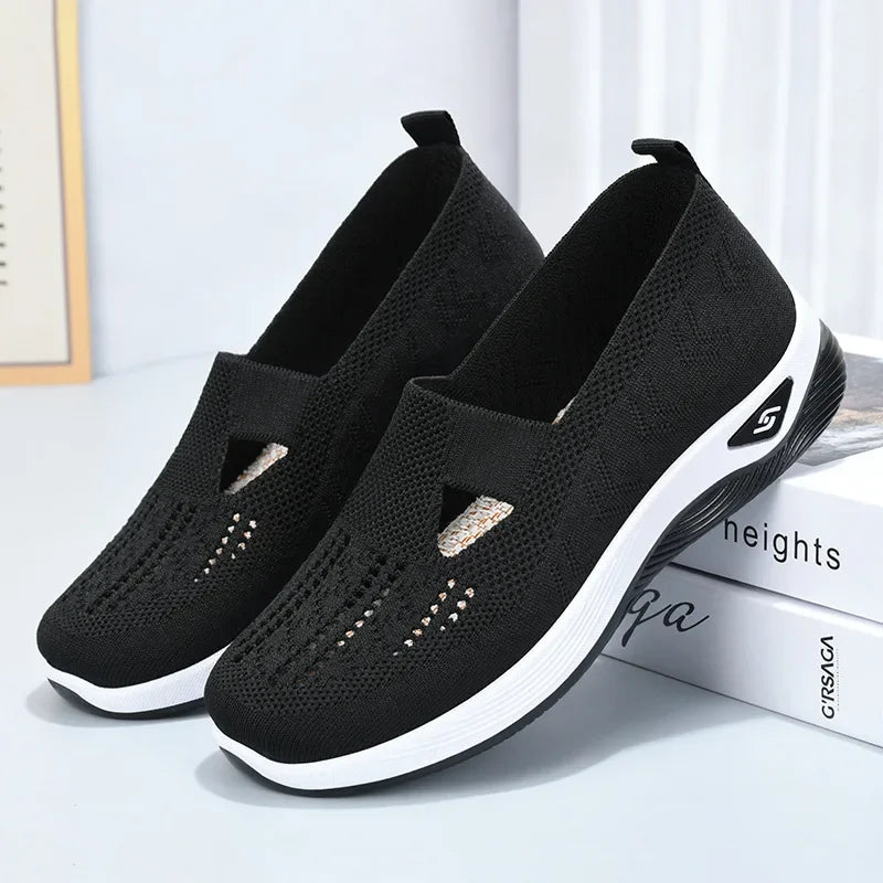 Women's Shoes 2025 Summer Casual Sneakers Breathable Mesh Chunky Sole Affordable Free Shipping